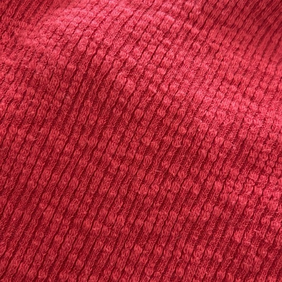 Free People We the Free Casey Ribbed Tunic Sweater in Coral - Picture 5 of 5